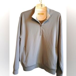 Donald Ross Graphite Classic Golf Zip Pullover Front Pockets Men's‎ Size Large